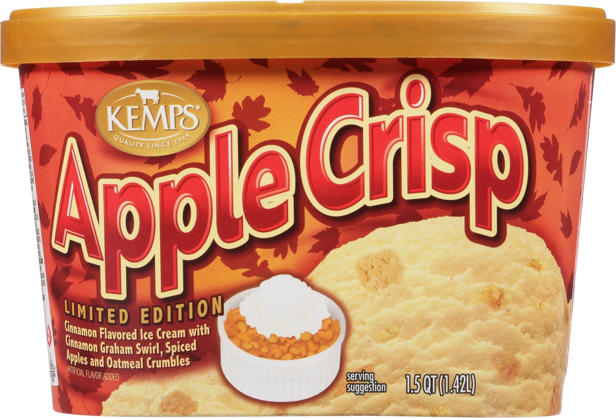 slide 8 of 13, Kemps Apple Crisp Lim Edtn Ice Cream, 1.5 qt