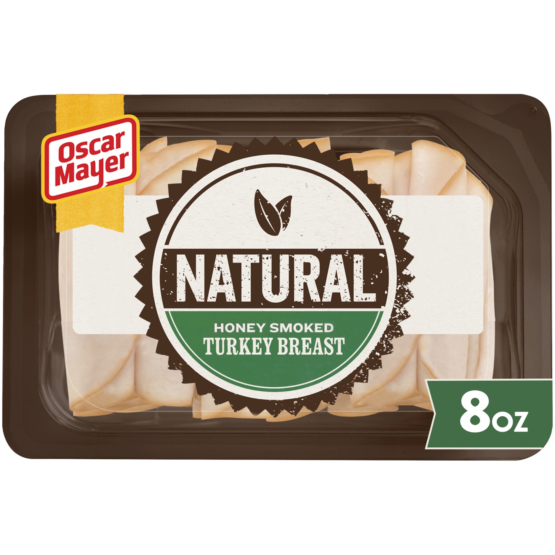 slide 1 of 1, Oscar Mayer Natural Honey Smoked Turkey Breast Sliced Lunch Meat Pack, 8 oz