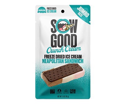 slide 1 of 1, Sow Good Neopolitan Sandwich, 1.6 oz