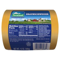 Farmland Deli Braunschweiger Spread, 12 oz