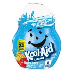 Kool-Aid Liquid Tropical Punch Naturally Flavored Soft Drink Mix, 1.62 fl oz Bottle