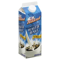 Hiland Dairy Half And Half Cream - 32 oz