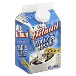Hiland Dairy Half And Half Cream - 32 oz