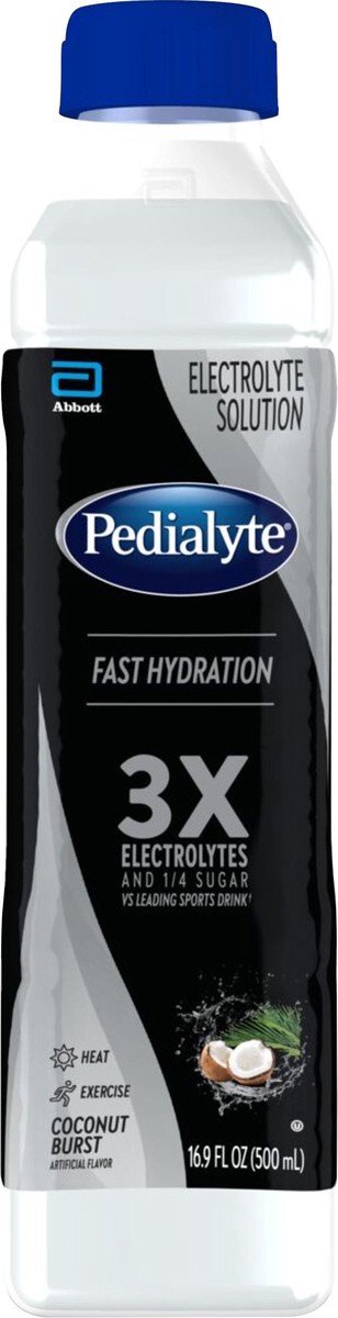 slide 2 of 4, Pedialyte Electrolyte Solution Coconut Ready-to-Drink - 16.9 fl oz, 500 ml