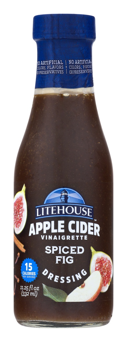 slide 1 of 1, Litehouse Apple Cider Vinaigrette Spiced Fig Dressing, 11.25 fl oz