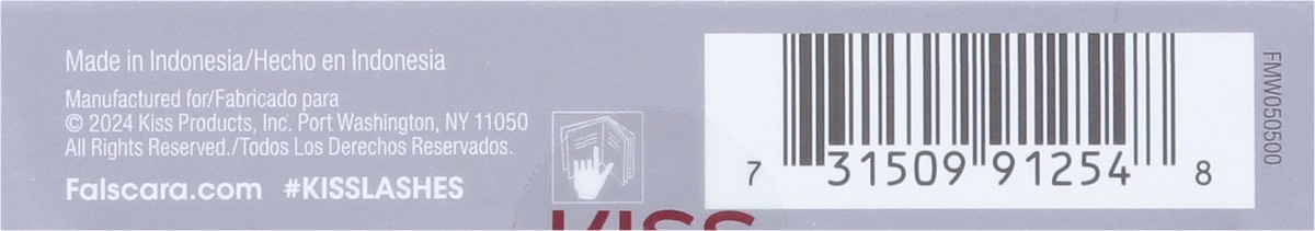 slide 7 of 13, Kiss Falscara 3D Faux Mink Lashes 1 ea, 1 ct