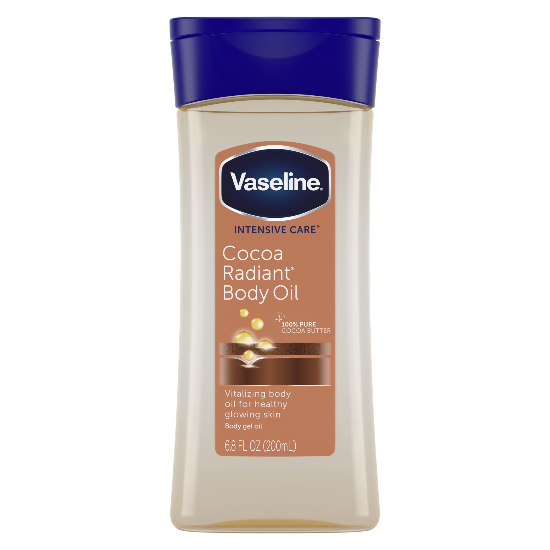 slide 1 of 40, Vaseline Intensive Care Body Gel Oil Cocoa Radiant, 6.8 oz, 6.8 oz