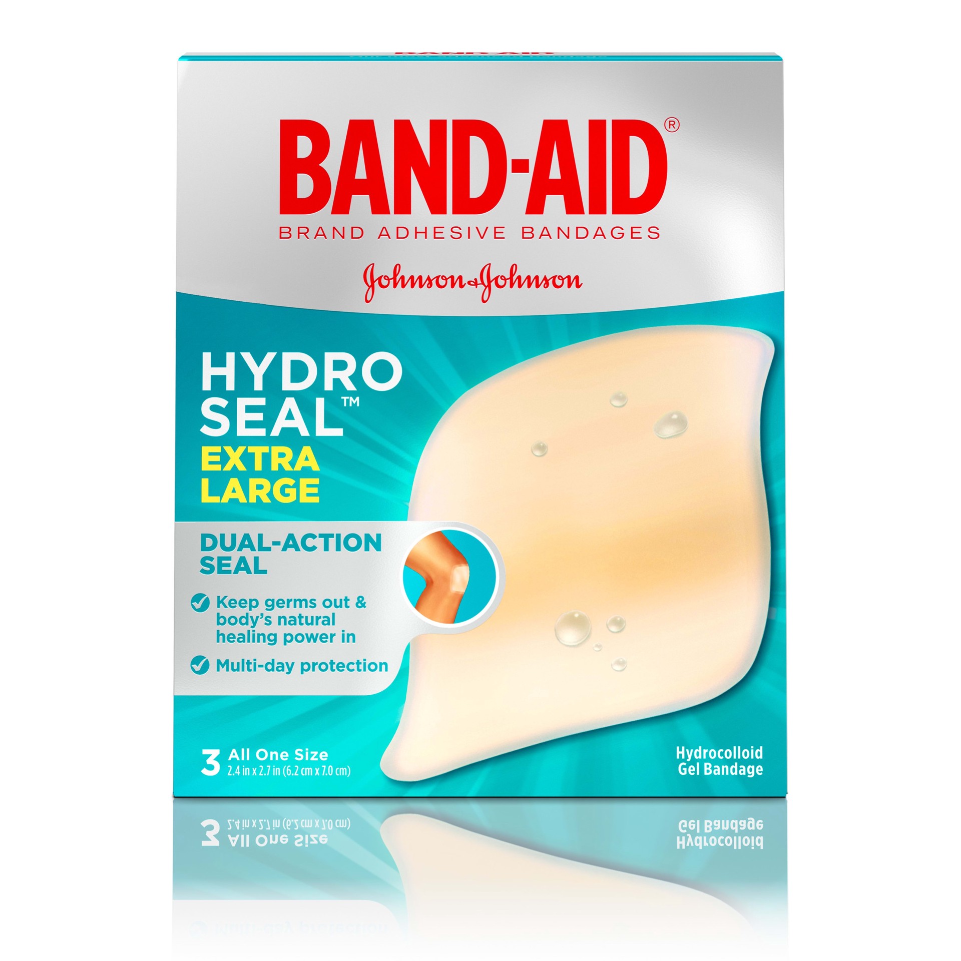 slide 1 of 5, Band-Aid Hydro Seal Ex Large, 10 ct