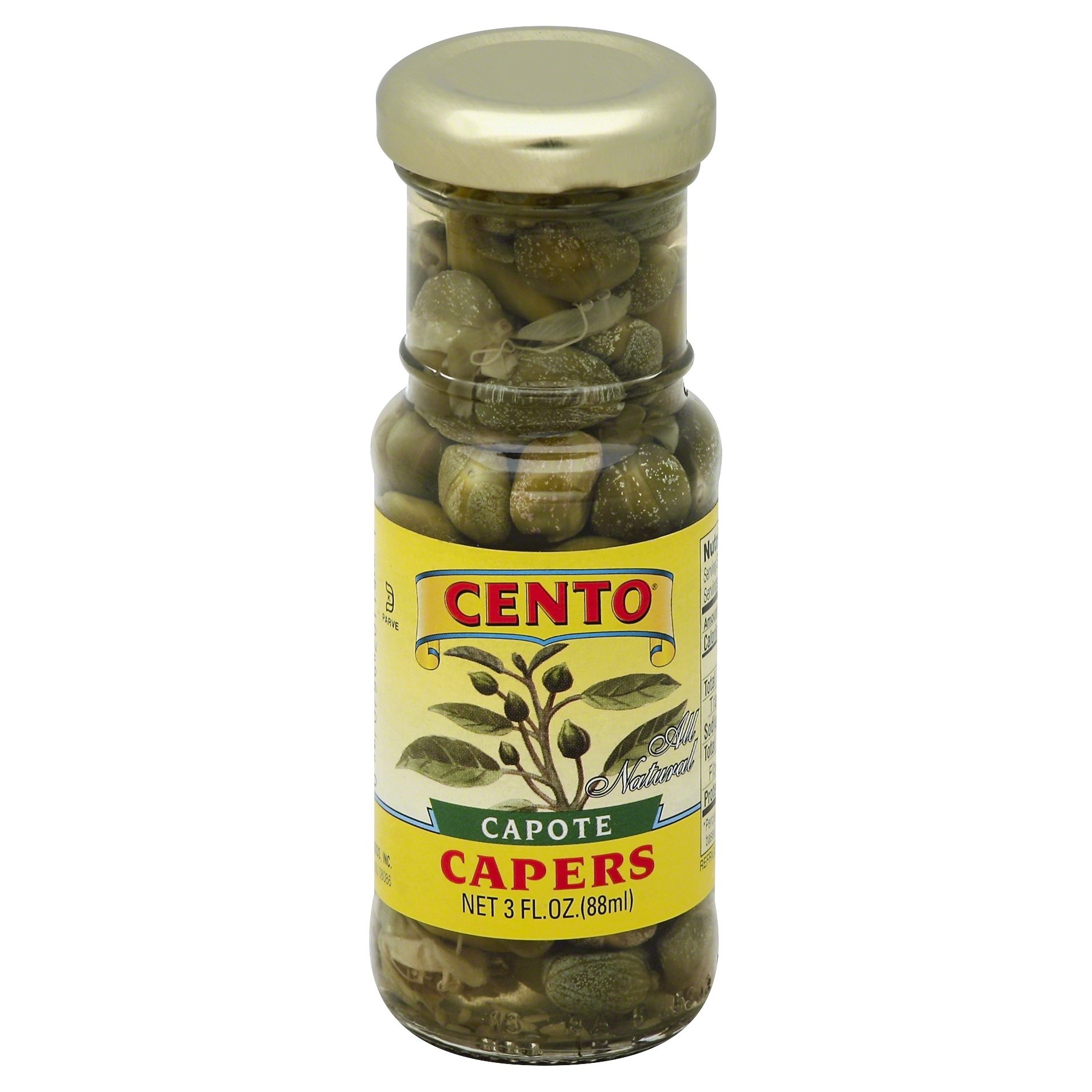 slide 1 of 1, Cento Capote Capers, 3 fl oz