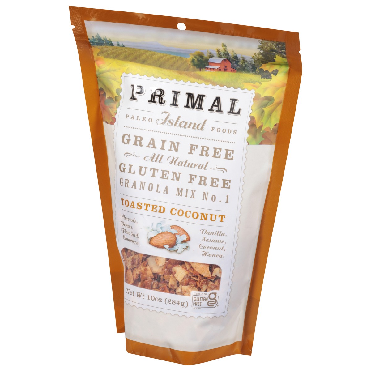 slide 8 of 11, Primal Toasted Coconut Granola Mix 10 oz,