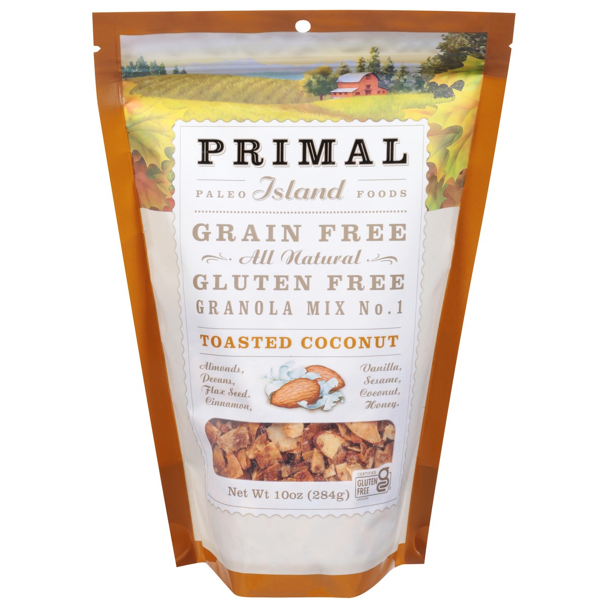 slide 7 of 11, Primal Toasted Coconut Granola Mix 10 oz,