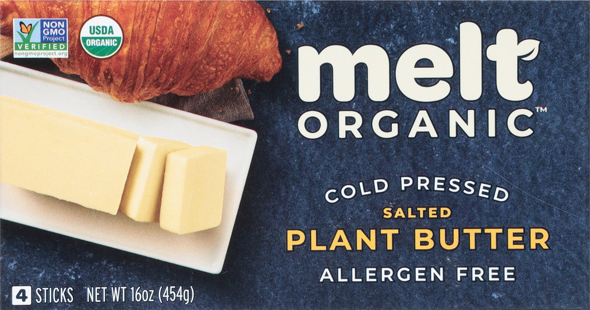 slide 5 of 9, Melt Organic Sticks Salted Plant Butter 4 ea, 4 ct