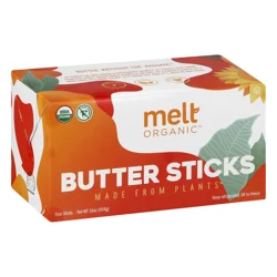 Melt Organic Sticks Salted Plant Butter - 4 ct