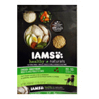 slide 1 of 1, IAMS Adult Healthy Naturals Chicken & Barley Dry Dog Food, 13.8 lb