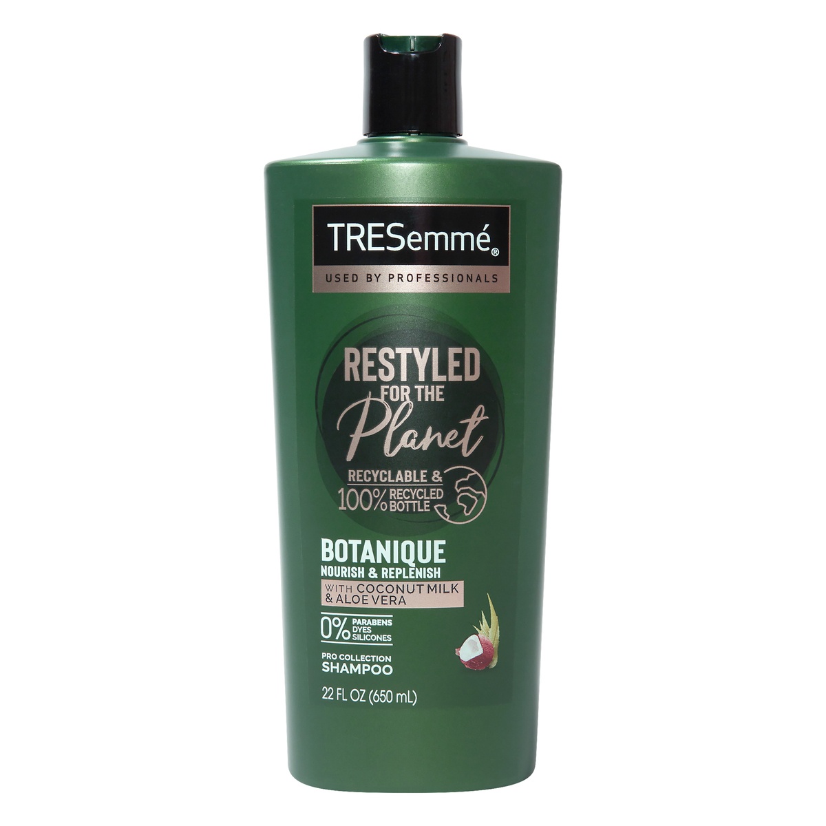 slide 1 of 5, TRESemmé Shampoo Botanique With Coconut Milk & Aloe Vera, 22 oz