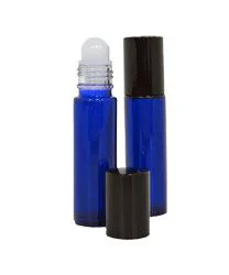 Wyndmere Glass Bottle Roll On Cobalt Blue