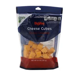 Hy-Vee Cheese Cubes Sharp Cheddar