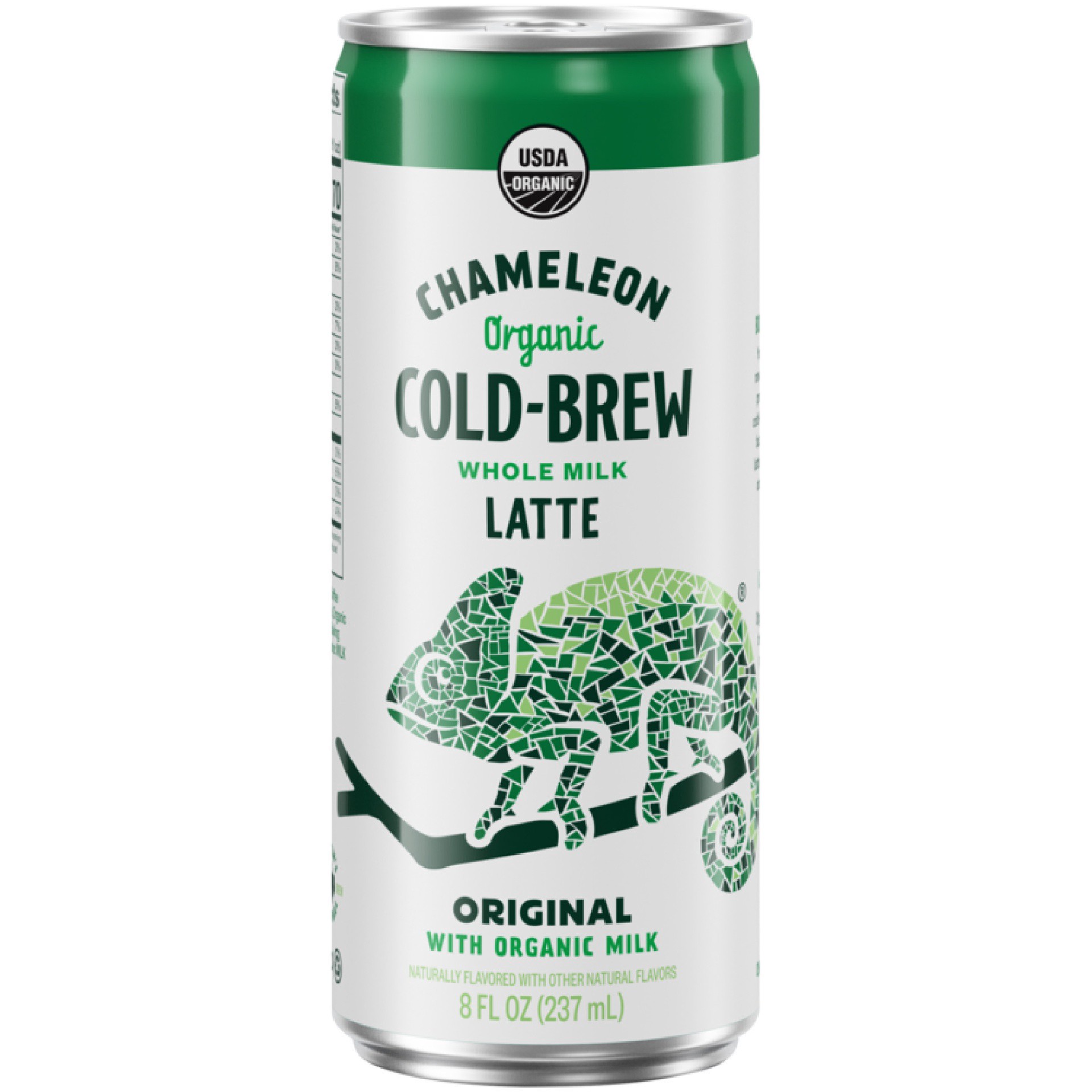 slide 1 of 8, Chameleon Cold-Brew Original Whole Milk Latte Coffee, 8 fl oz