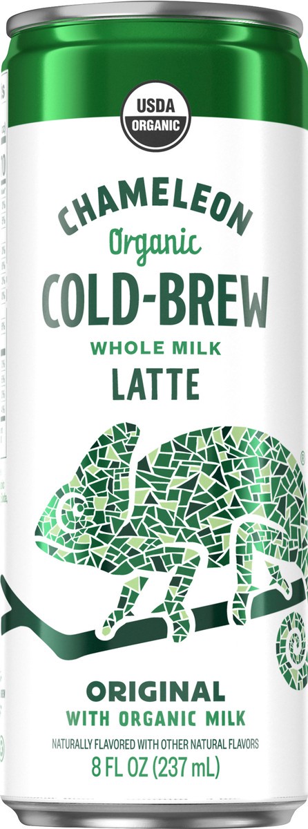 slide 7 of 8, Chameleon Cold-Brew Original Whole Milk Latte Coffee, 8 fl oz