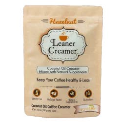 Leaner Creamer Hazelnut Coconut Oil Coffee Creamer - 9.87 oz