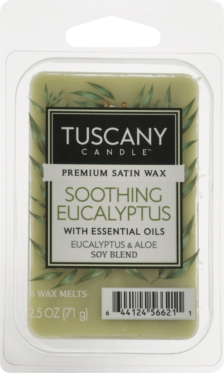 slide 6 of 9, Tuscany Candle Eucalyptus Wax Melt Soothing, 2.5 oz