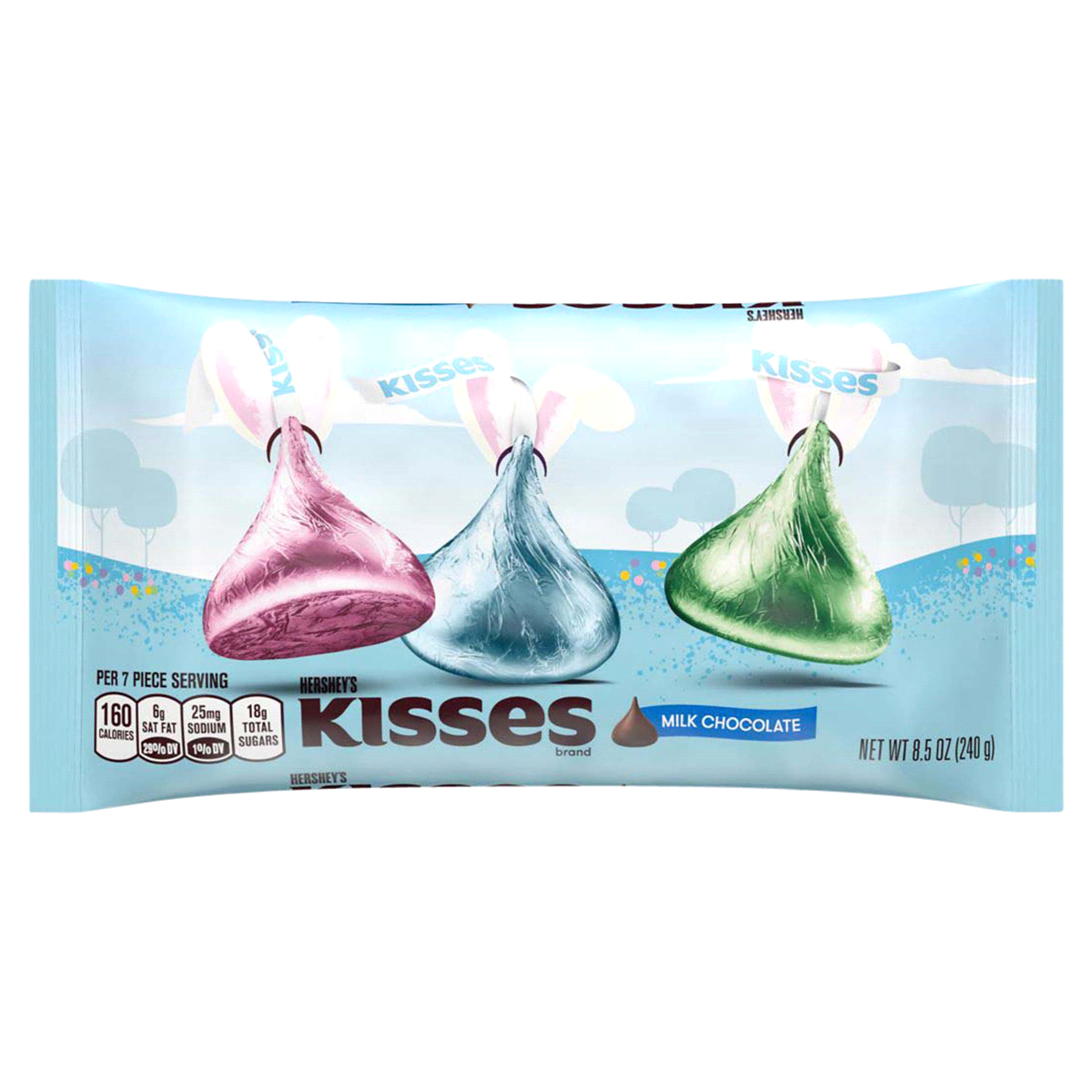 slide 1 of 1, Hershey's Milk Chocolate Kisses, 8.5 oz