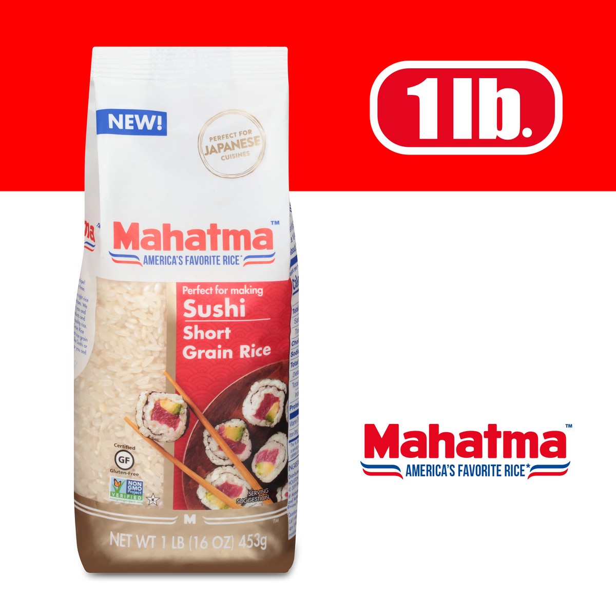 slide 1 of 9, Mahatma Rice, 16 oz