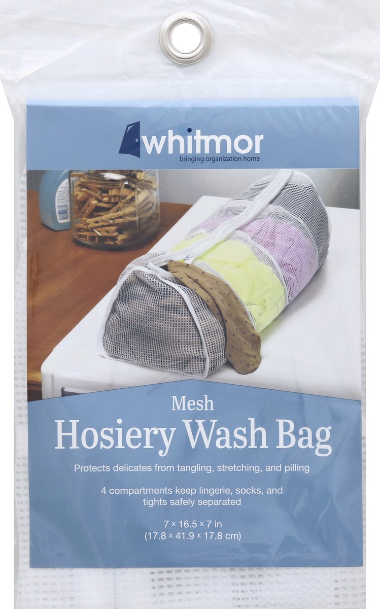 slide 2 of 2, Whitmor Wash Bag - Mesh Hosiery, 1 ct