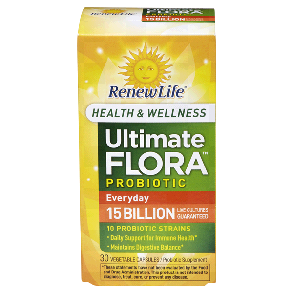 slide 1 of 1, Renew Life Ultimate Flora Probiotic Everyday 15 Billion, 30 ct