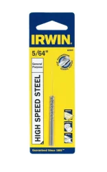 IrwinL High Speed Steel Drill Bit, 5/64 in. x 2 in.