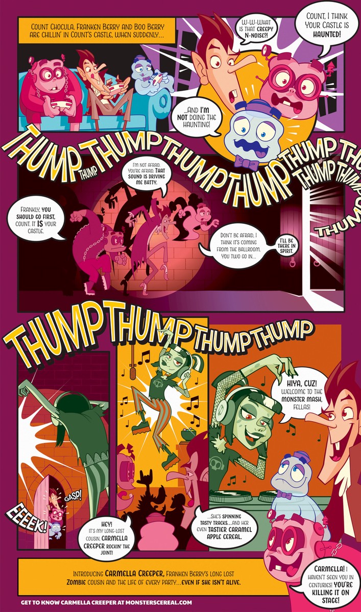 slide 5 of 9, Franken Berry Cereal with Monster Marshmallows, Kids Breakfast Cereal, Limited Edition, Made with Whole Grain, Family Size, 16 oz , 16 oz