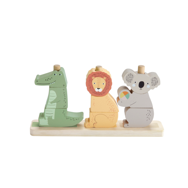 slide 9 of 13, Fisher-Price FP Wood Stack & Sort Animals, 1 ct