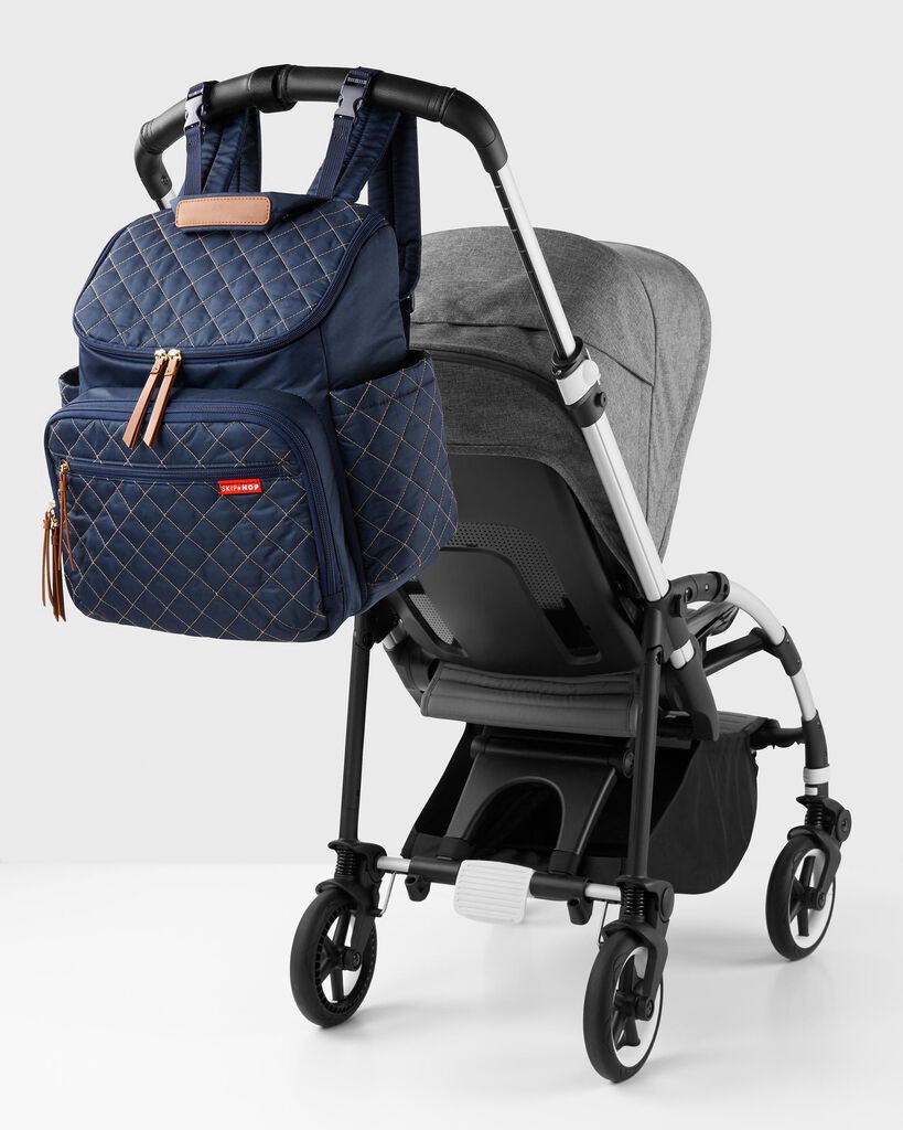 slide 8 of 12, Skip Hop Forma Diaper Backpack - Navy, 1 ct