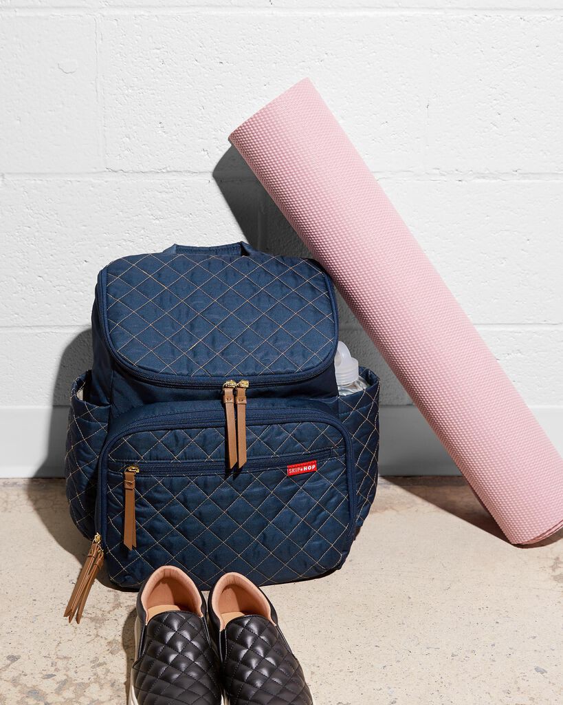 slide 11 of 12, Skip Hop Forma Diaper Backpack - Navy, 1 ct