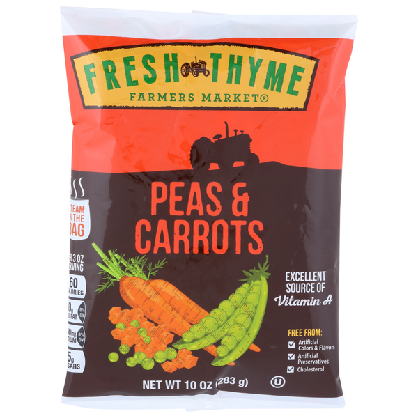 slide 1 of 1, Fresh Thyme Peas And Carrots, 10 oz