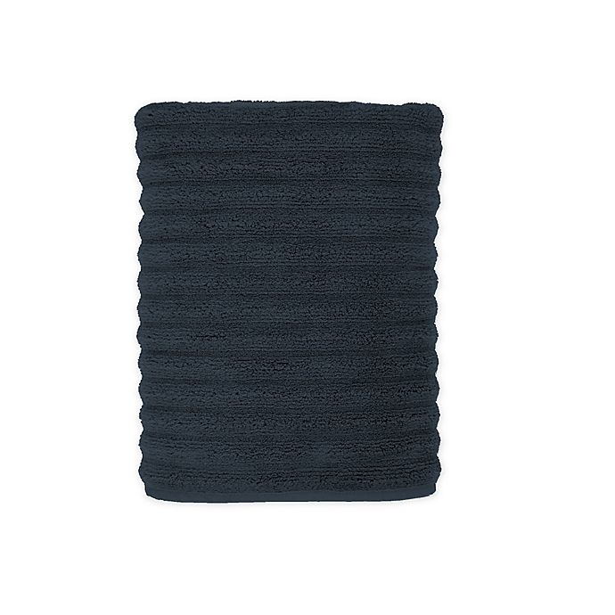 slide 1 of 1, Turkish Luxury Collection Turkish Luxury Ribbed Bath Towel - Denim Blue, 1 ct