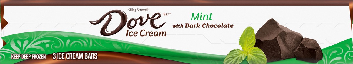 slide 3 of 9, Dove Mint Ice Cream Bars with Dark Chocolate - 3pk, 3 ct