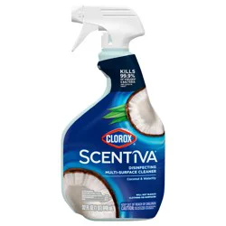 Scentiva Multi Surface Cleaner, Spray Bottle, Bleach Free, Pacific Breeze and Coconut, 32 Ounces