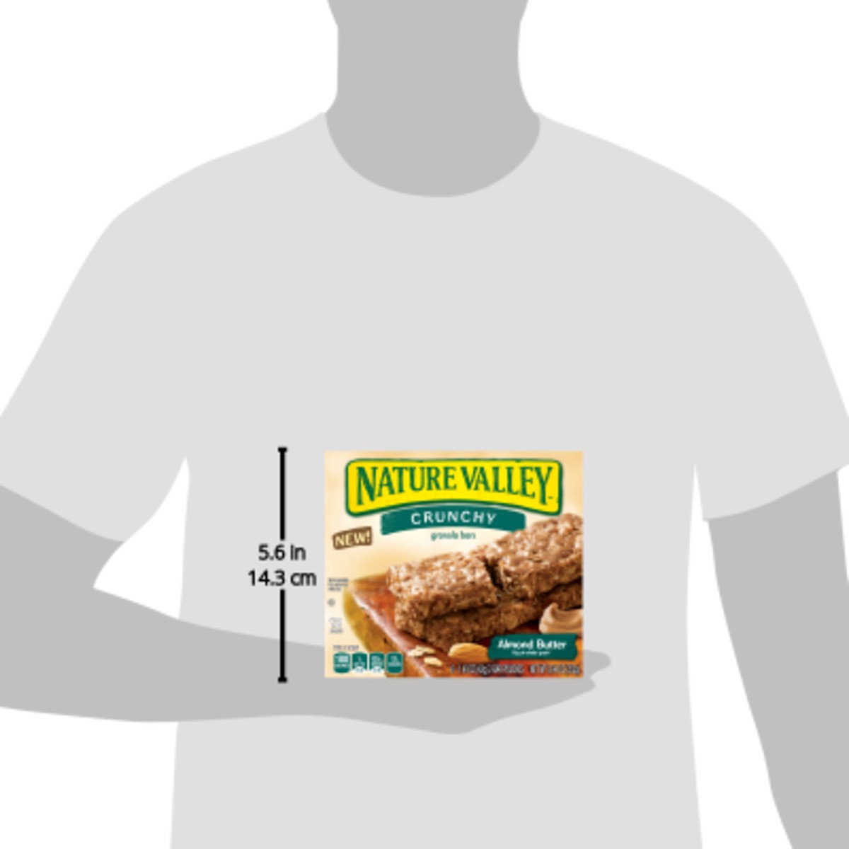 slide 5 of 5, Nature Valley Almond Butter Crunchy Granola Bars, 8.94 oz