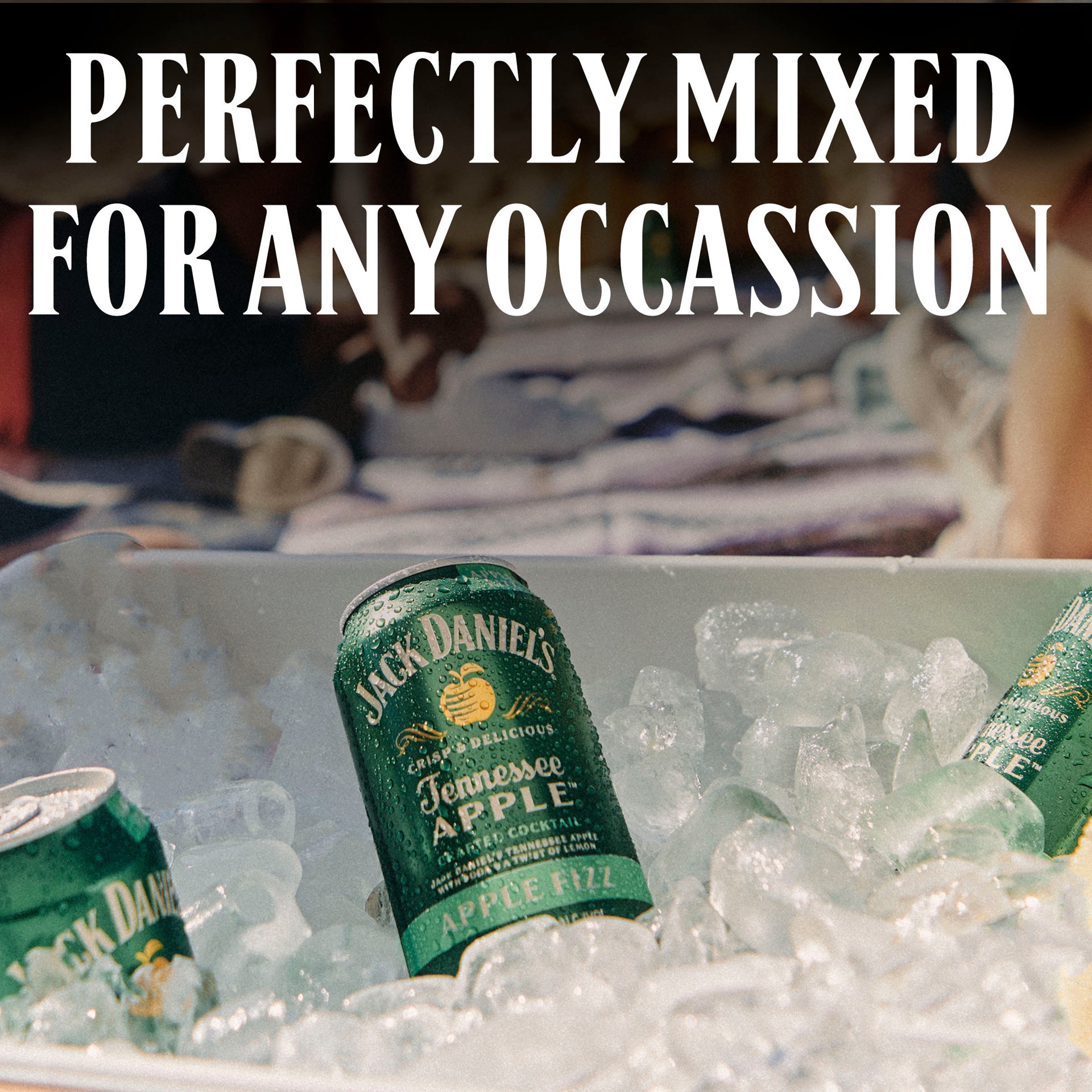 slide 8 of 8, Jack Daniel's Apple Fizz Ready to Drink Whiskey Cocktail, 12 oz Can, 4-Pack 14 Proof, 12 oz