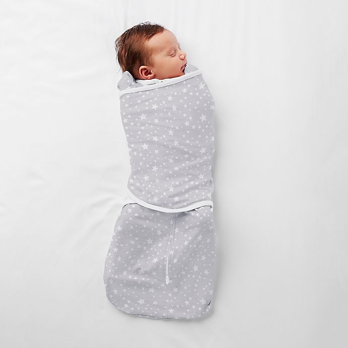 slide 4 of 7, BreathableBaby Swaddle Wrap - Gray, 1 ct