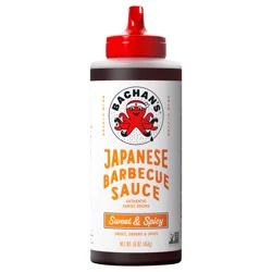Bachan's Sweet & Spicy Japanese BBQ Sauce, 16oz Bottle - Bold, Fresh, Umami Flavor