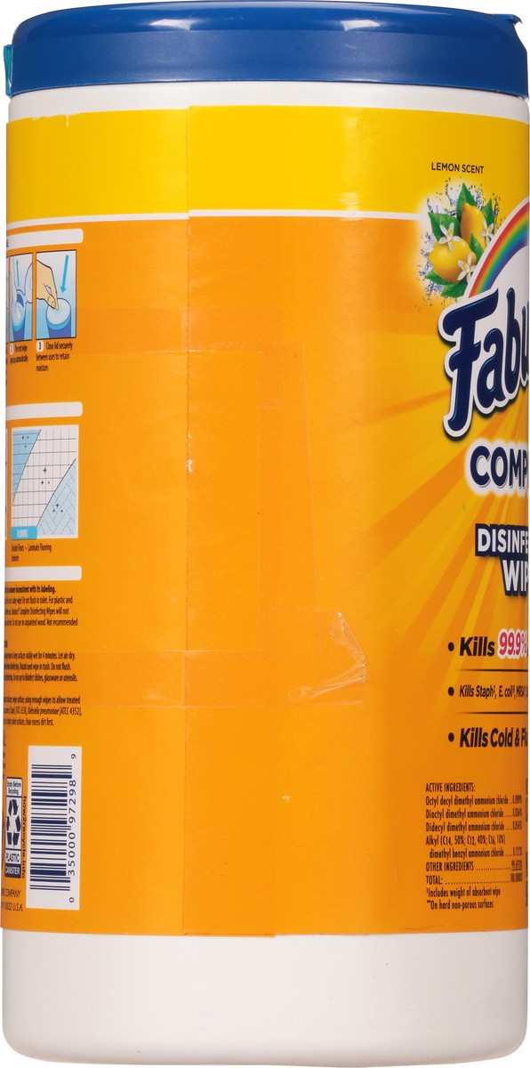 slide 6 of 10, Fabuloso Complete Disinfecting Wipes, 90 ct