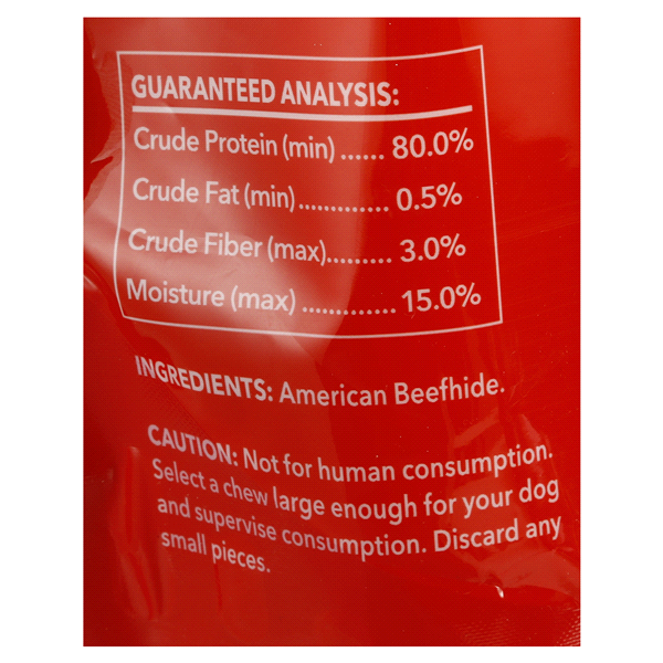 slide 4 of 5, Pet Factory American Beefhide Value Chew Rolls Medium 8", 8 ct