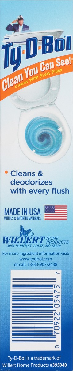 slide 12 of 13, Ty-D-Bol Blue Plus Bleach Tablets Value Pack 5 - 1.4 oz Packs, 5 ca