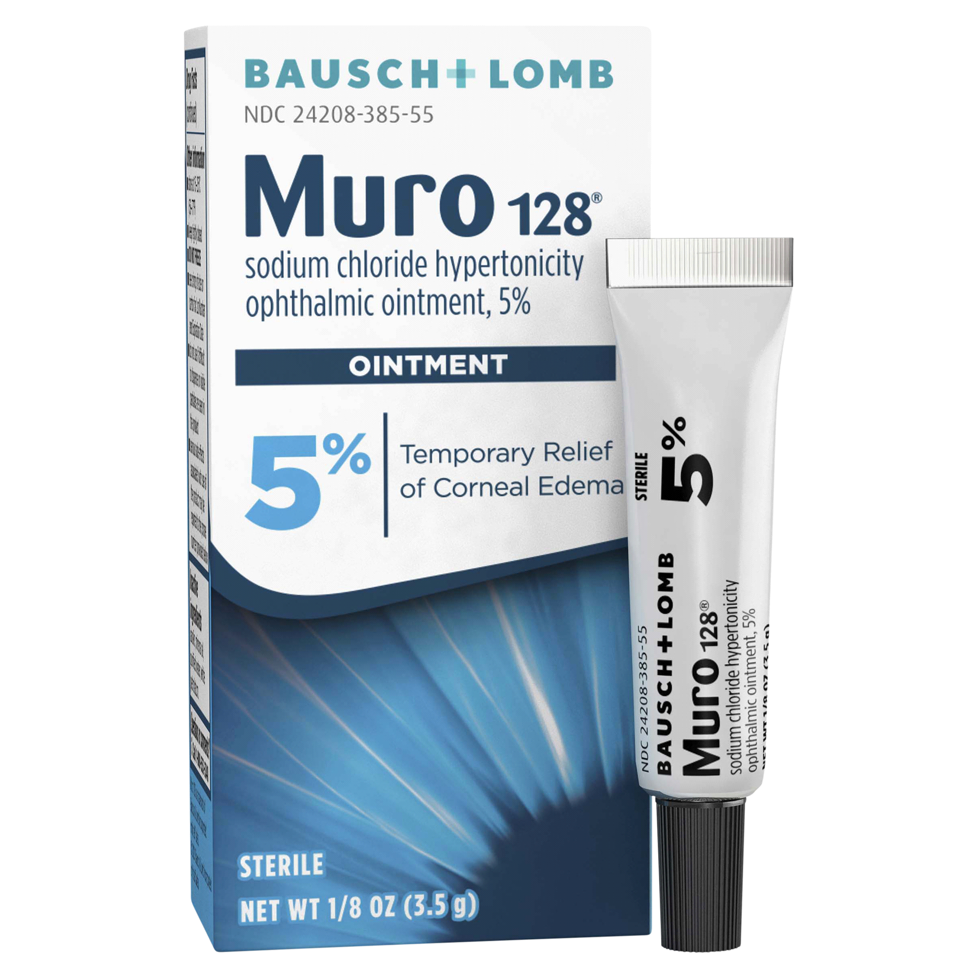 slide 1 of 1, Bausch + Lomb Ophthalmic Ointment 0.125 oz, 0.12 oz