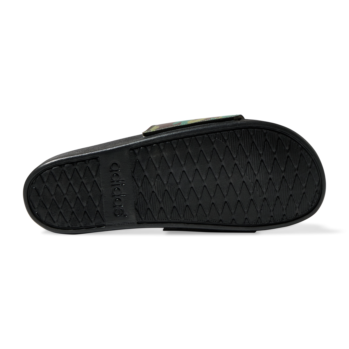 slide 4 of 6, Adidas Adilette Comfort Slide, Black, 14, 1 ct