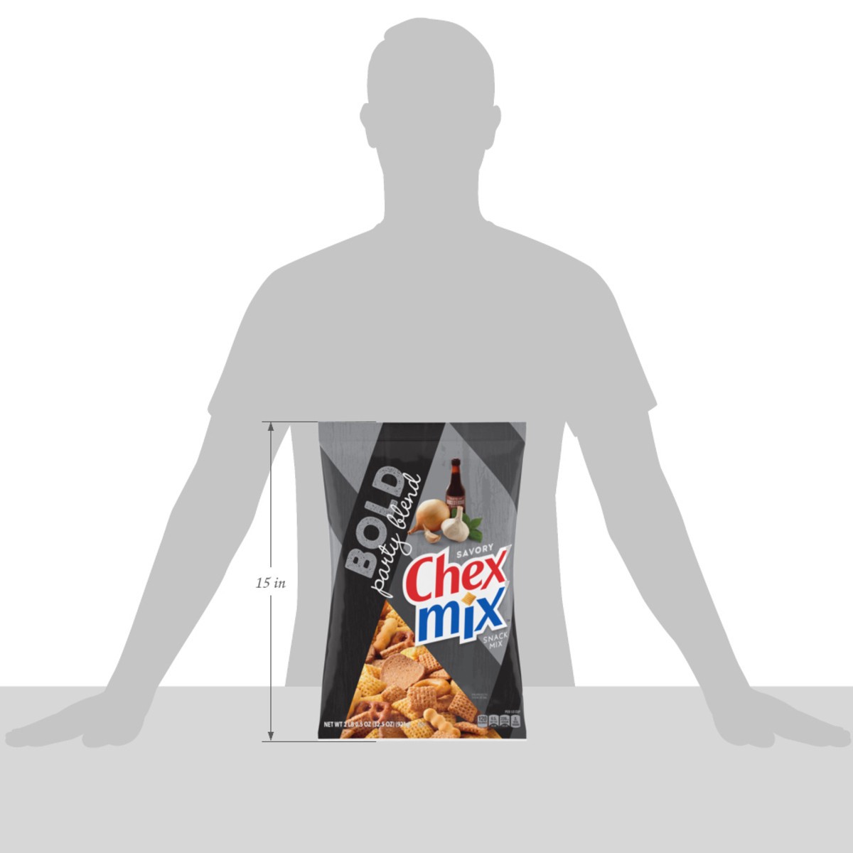 slide 10 of 14, Chex Mix Bold Party Blend Snack Mix, 32.5 oz