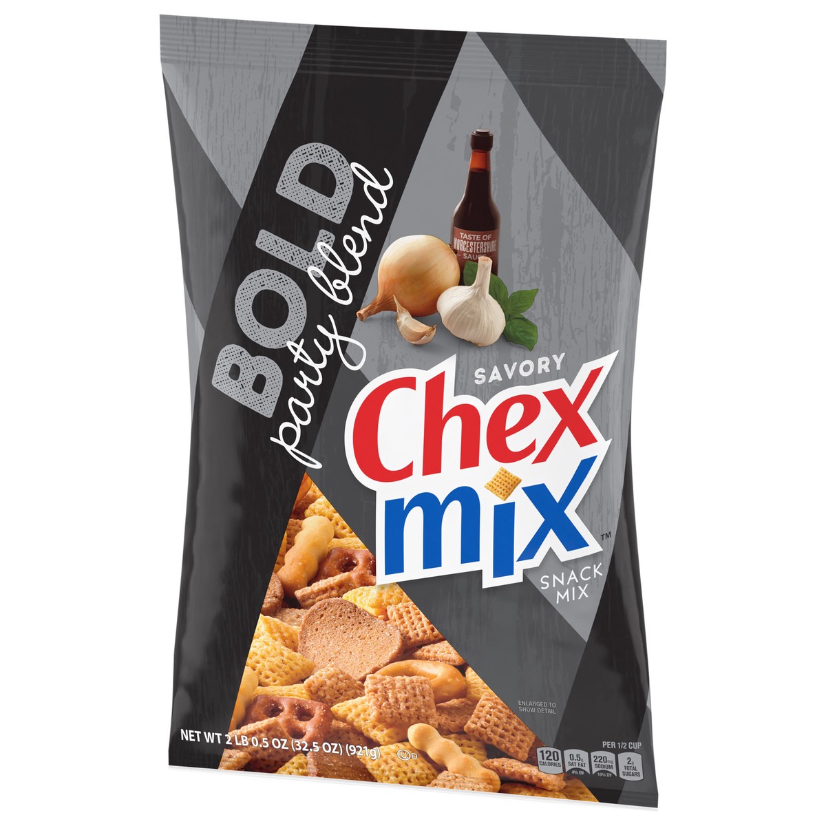 slide 13 of 14, Chex Mix Bold Party Blend Snack Mix, 32.5 oz