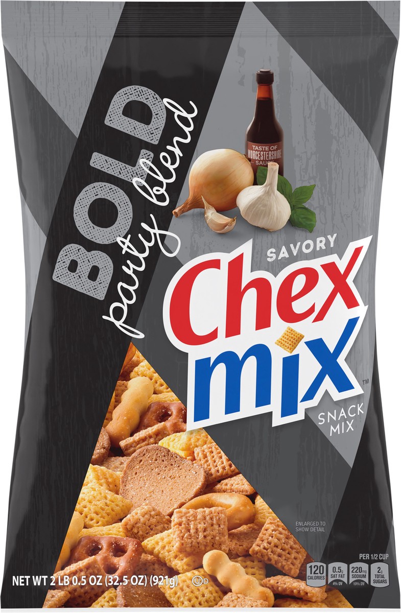 slide 12 of 14, Chex Mix Bold Party Blend Snack Mix, 32.5 oz